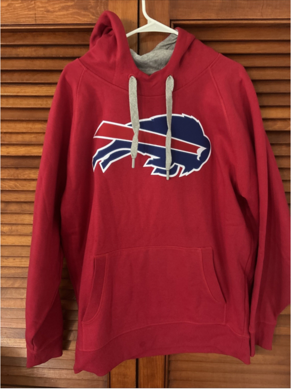 Buffalo Bills NFL Red Antigua Hooded Sweatshirt Adult Large